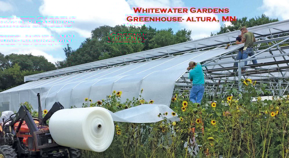 SolaWrap Greenhouse Plastic Images- The Bubble Film